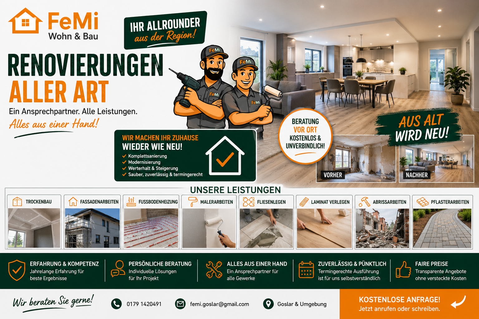 Fenster Türen und Terrassenüberdachungen